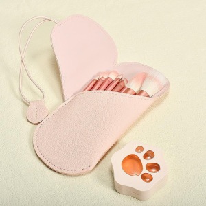 1 Ensemble De Mini Pinceaux De Maquillage Portables Pour Femmes h5 Image4