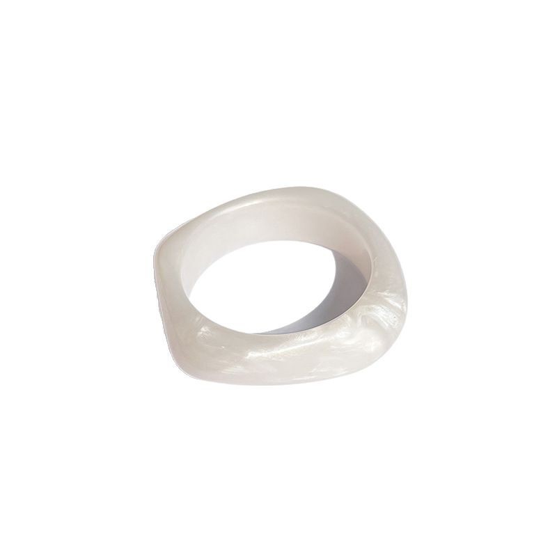 Bracelets Pour Femmes En Acrylique, Légers Et Luxueux, Ronds Et Lisses, À Surface Floue Image5