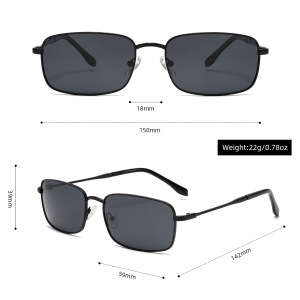 1 Paire De Lunettes De Soleil Pour Femme, Série Simple, Décontractées, Couleur Unie, Pc h5 Image4