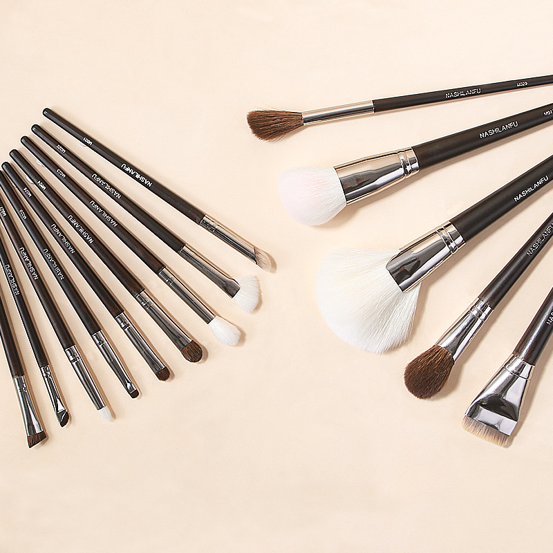 1 Ensemble De Pinceaux De Maquillage Doux Et Durables Pour Femmes Image5