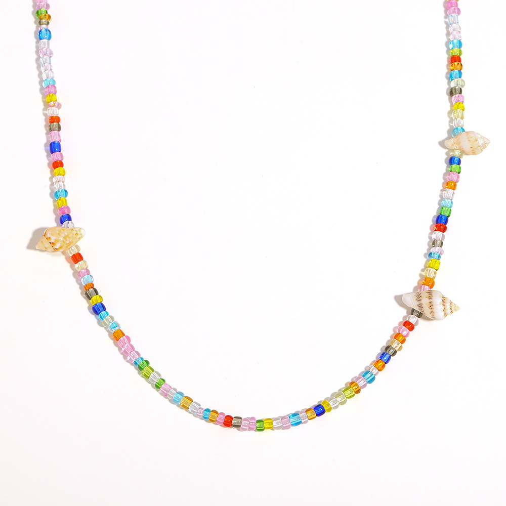 Colliers En Acrylique Pour Femmes, Série Jelly Colored Beach Vacation