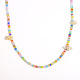 Collier acrylique couleur coquillage-8