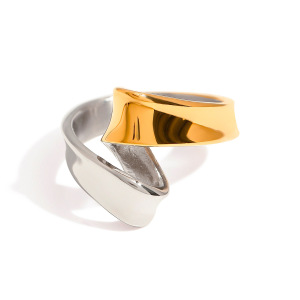 Bague Minimaliste Étanche En Acier Inoxydable Multicolore h5 Image4