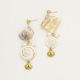 Boucles d'oreilles coquillage blanc Image6