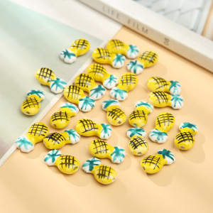 1 Pièce De Perle En Céramique Ananas Pour Bijoux À Faire Soi-Même h5