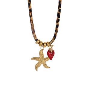 1 Paire De Colliers Pendentifs Pour Femmes, Collection Luxueuse Sexy Turtle, En Acier Inoxydable Étanche Couleur Or h5 