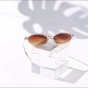 1 Paire De Lunettes De Soleil Simples Pour Femmes, Couleur Unie, Série Quotidienne h5 Image6