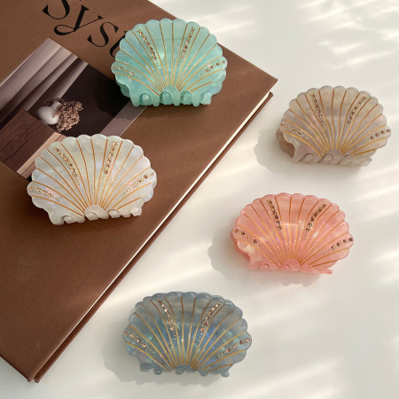 1 paire de pinces à cheveux pour femmes en acétate, série Simple, style décontracté, motif tortue