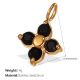 Pendentif en or et zirconium noir Image9