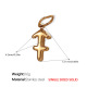 Pendentif Sagittaire en or massif Image11
