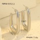 Boucle d'oreille à angle droit couleur acier Image4