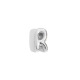 Collier pendentif lettre minuscule creuse - Acier - R Image44