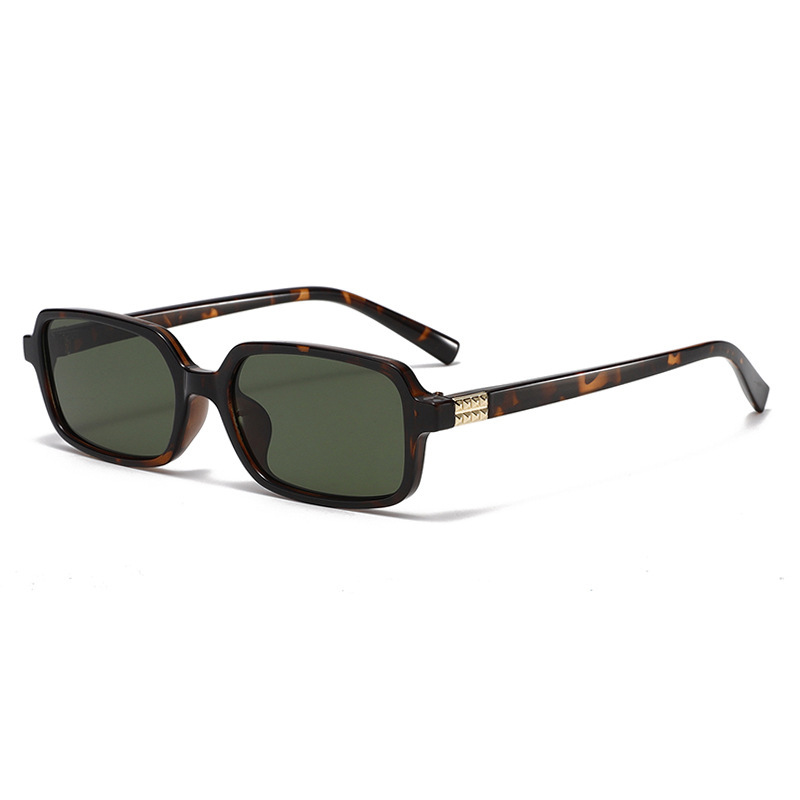 1 Paire De Lunettes De Soleil Pour Femme, Série Simple, Décontractées, Couleur Unie, Pc h5Image9