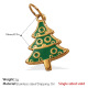 Pendentif goutte d'huile verte en or Image6