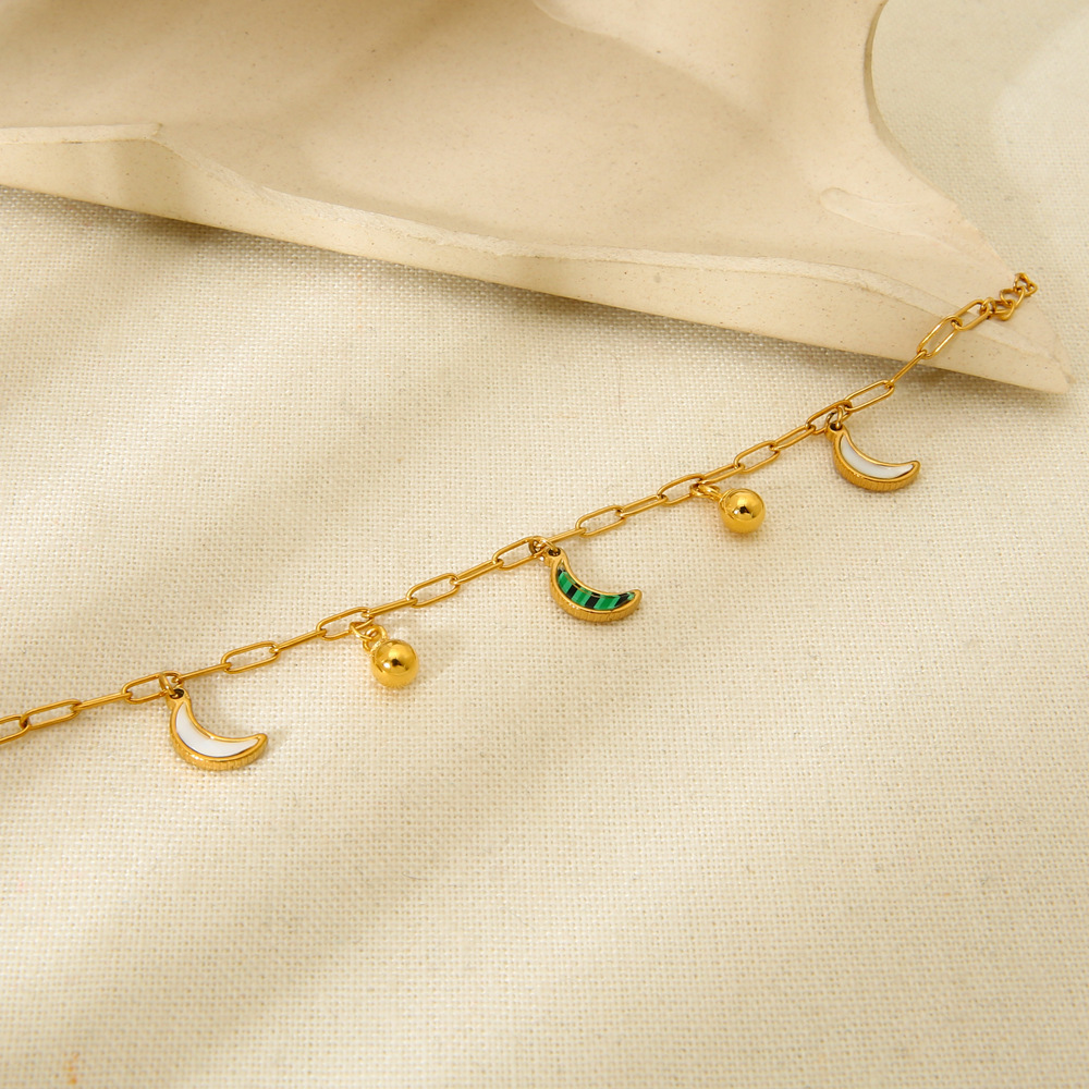 Bracelets Pour Femmes Avec Pendentif Lune Diy De La Série Classique Image4