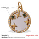 Pendentif en or et diamants colorés Image6