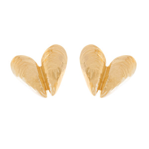 Boucles D'Oreilles À Tige En Alliage En Forme De Coquillage h5 