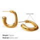Boucles d'oreilles en or 