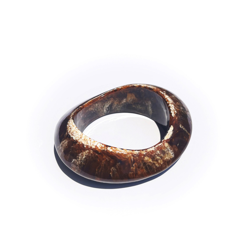 Bracelets Pour Femmes En Acrylique Flou De Forme Irrégulière Image3