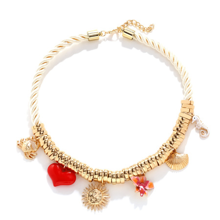 Colliers pendentifs en alliage de vacances