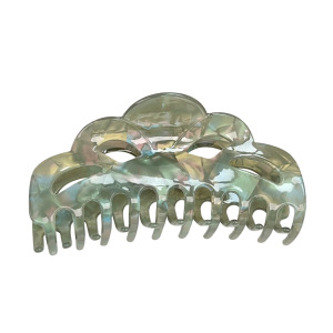 1 Paire De Pinces À Cheveux En Pvc De Couleur Unie Pour Femmes, Série Simple Et Décontractée h5 Image4