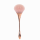 Pinceau poudre libre grand format 1 rose or-rose et blanc + emballage OPP Image2