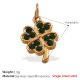 Pendentif en or et diamant vert Image10