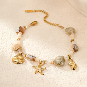 Colliers Pour Femmes Avec Pendentif Sur Le Thème De L'Océan, Style Complexe Hôtelier h5 Image5