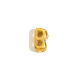 Collier pendentif lettre minuscule creuse - Or - B Image2
