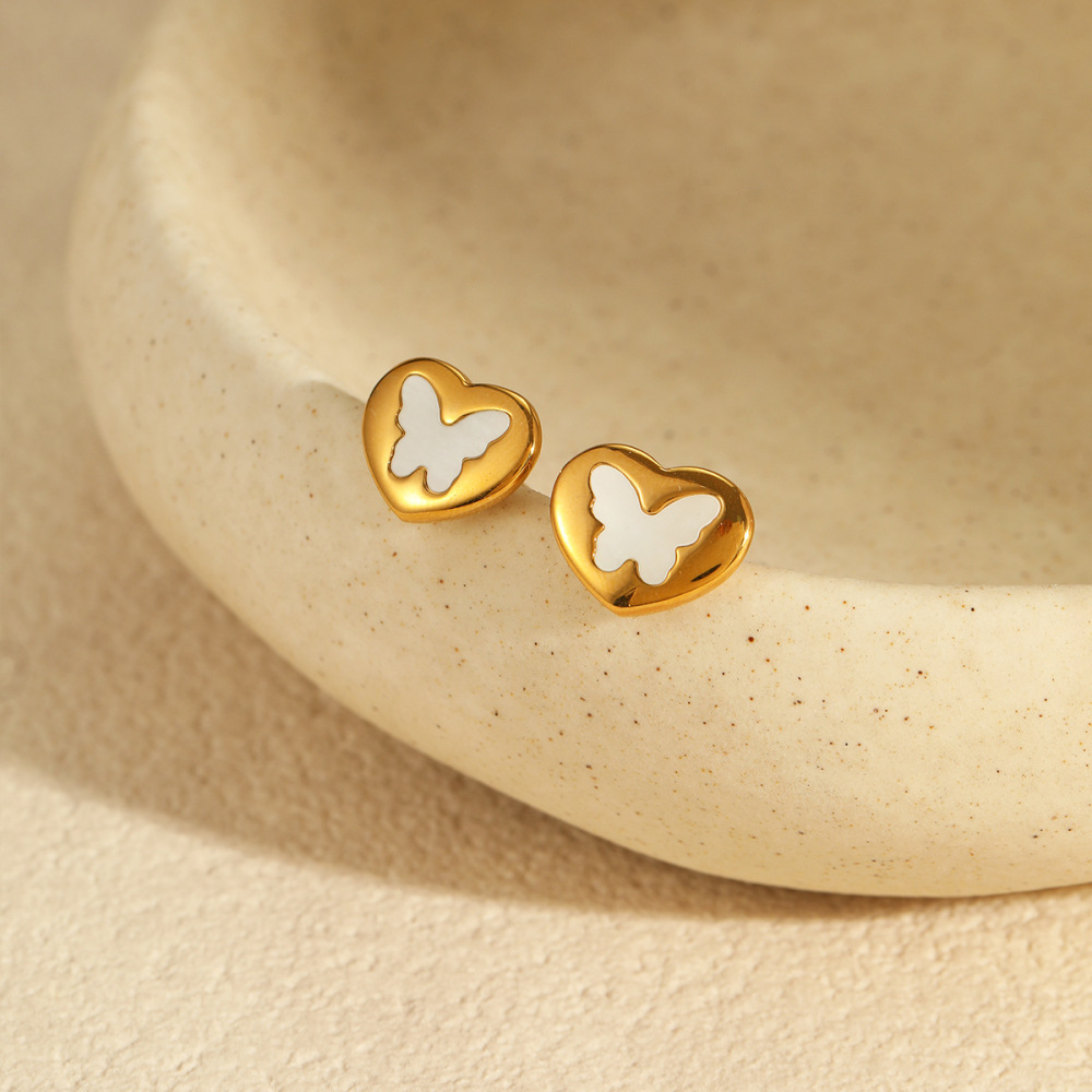 Colliers Pendentifs Pour Femmes Simple Series Daily Heart En Acier Inoxydable Étanche h5Image3