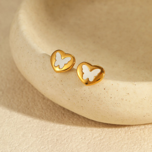 Colliers Pendentifs Pour Femmes Simple Series Daily Heart En Acier Inoxydable Étanche h5 Image3