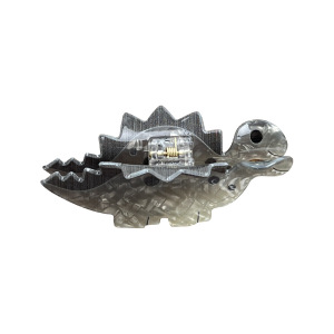 1 Pince À Cheveux En Acrylique Pour Femme, Motif Petit Dinosaure Mignon h5 Image4