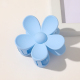 Épingle à cheveux givrée à grande fleur - Bleu ciel Image10