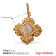 Pendentif œil de chat en or Image17