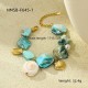 Bracelet coquillage bleu Image13