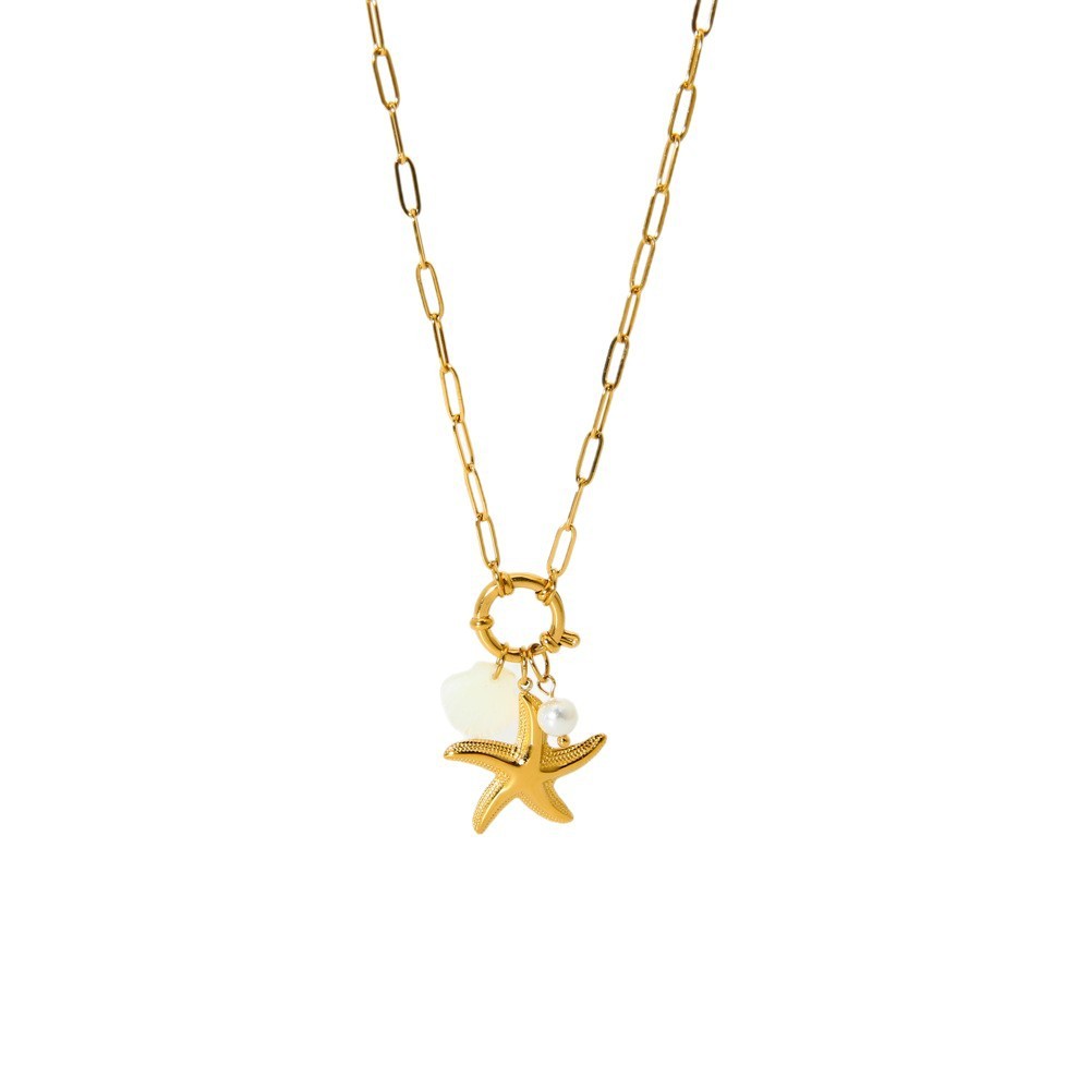1 Paire De Colliers Pendentifs Tortue Romantiques Pour Femmes, En Acier Inoxydable Étanche Couleur Or Image5