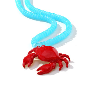 Colliers De Perles En Alliage De Crabe h5 Image3