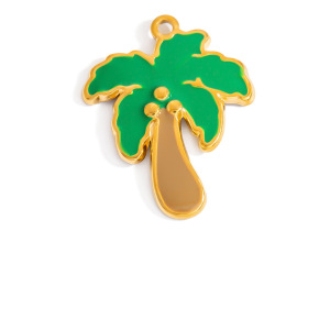 Pendentifs Pour Femmes Vivid Fish En Acier Inoxydable Étanche Couleur Or h5 Image6