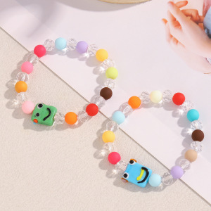Bracelets De Perles Acryliques Pour Femmes, Série Jelly Colored Beach Vacation h5 Image3