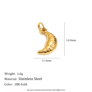 1 Paire De Pendentifs Pour Femme En Acier Inoxydable, Série Simple, Motif Plante Mignonne h5