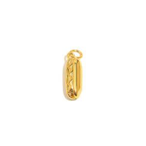 1 Paire De Pendentifs Pour Femme En Acier Inoxydable, Série Simple, Motif Plante Mignonne h5 Image4