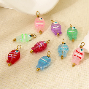 Pendentifs En Verre En Forme De Cœur, Série Romantique Diy h5 Image3