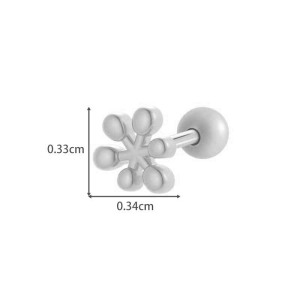 Boucles D'Oreilles Piercing En Forme De Chat, Couleur Cuivre Or Et Zircon, Pour Femme, 1 Pièce h5 Image2