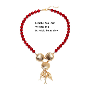 Collier De Perles En Alliage De Poisson 1 Pièce h5