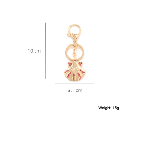 Porte-Clés En Alliage De Coquillage 1 Pièce h5 