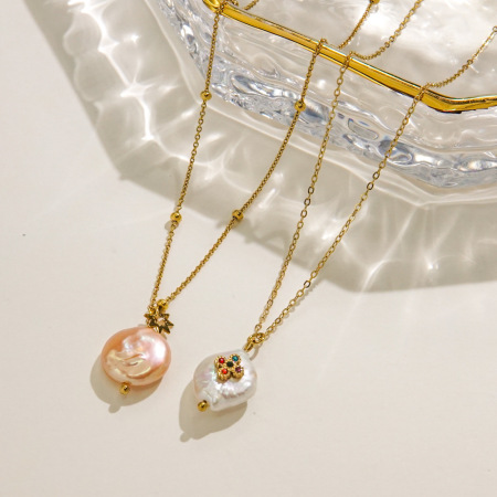 Colliers pendentifs élégants pour femmes, en acier inoxydable étanche, avec lettre