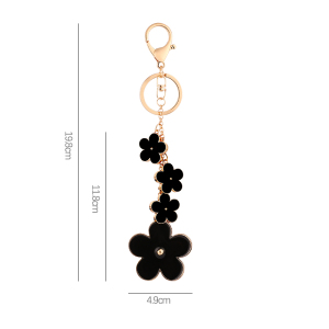 Porte-Clés En Alliage En Forme De Fleur, 1 Pièce h5 Image2