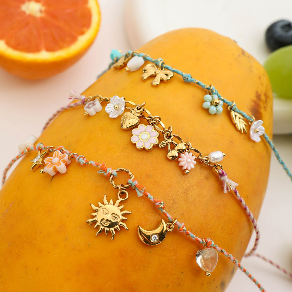 Collier Tressé À Fleurs De Vacances (1 Pièce) Image6