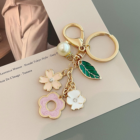 1 porte-clés en alliage Sakura 2
