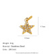 Pendentif étoile fine à cinq branches - Or Image14
